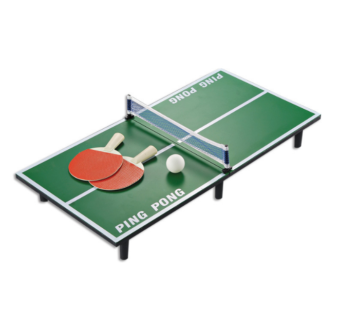 Quick Paced Fun in Any Location Game Table Products 3-in-1 Portable Mini Table Tennis Top