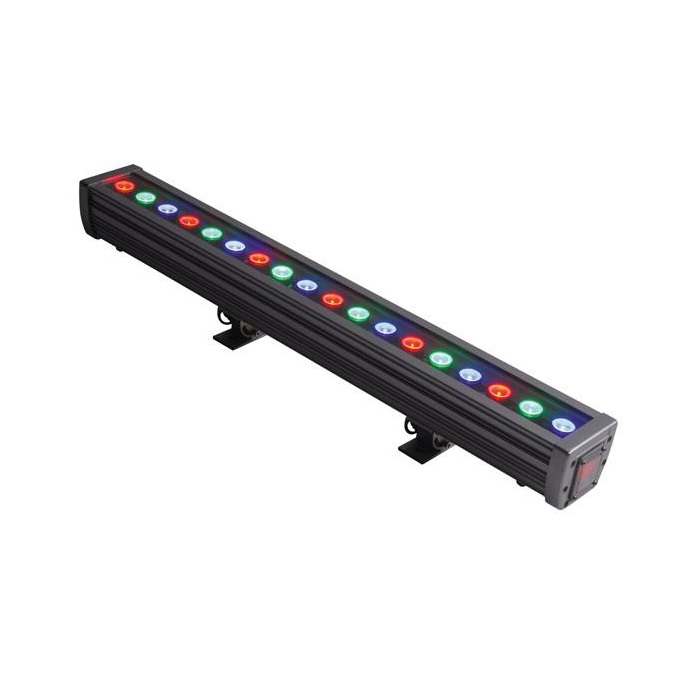 Наружная Водонепроницаемая IP65 алюминиевая полоса RGB Полноцветный трансформирующий светодиодный настенный светильник DMX управление линейным светом