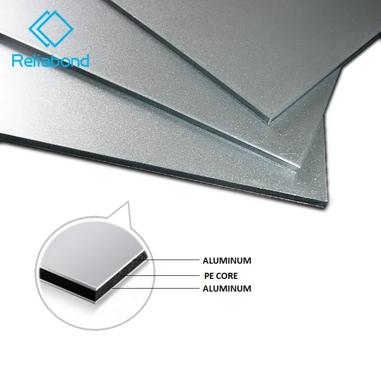 Alpolic 3mm solid aluminum cladding acp acm with China manufacture