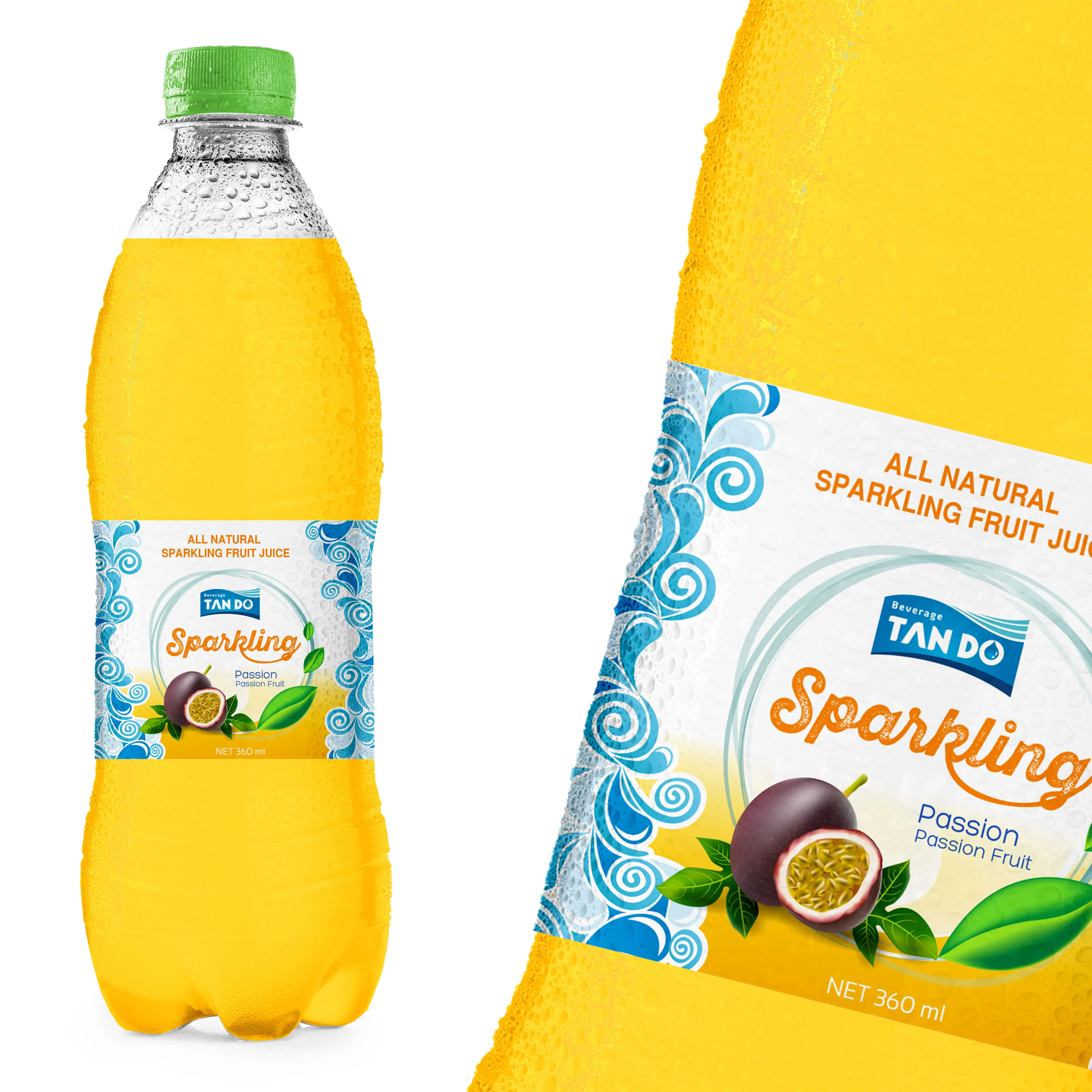 Flavored sparkling water fruity flavors direct from beverage factory in Vietnam
