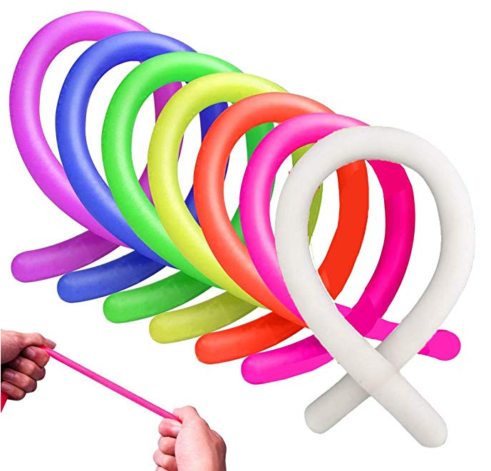 Soft Rubber Toys Stretchy fidget TPR Noodle Stress Toy for children