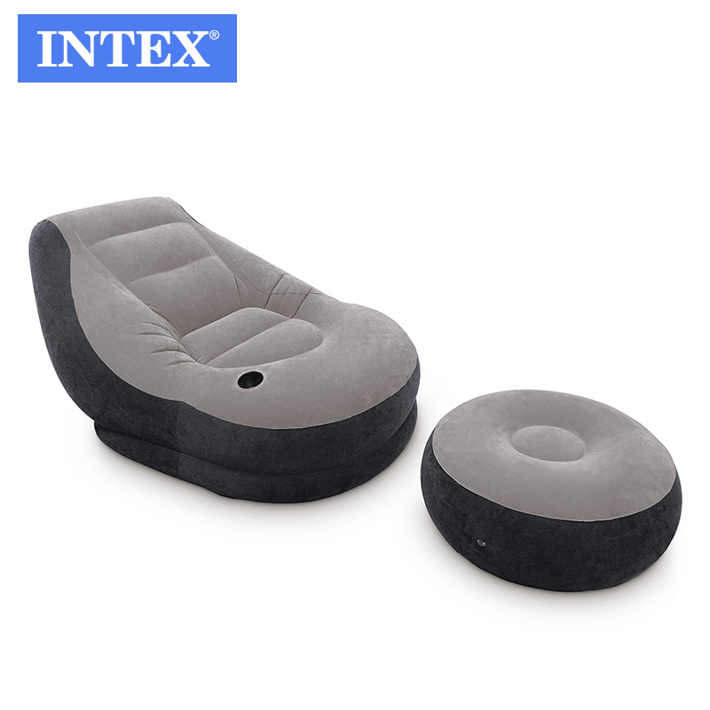 Intex 68564 ультра надувной диван надувной стул с пуфиком