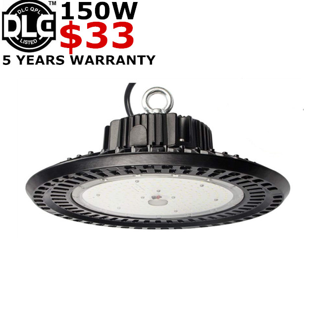 Best price 5Years warranty CE,TUV GS,SAA,ETL,cETL DLC 150LM/W 100W 200W 240W 150W LED highbay lighting