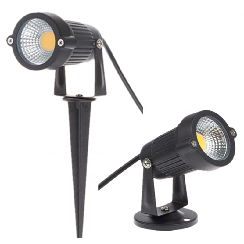 IP65 Открытый 5 Вт 220 В rgb светодио дный свет сада с spike coutryard украшения