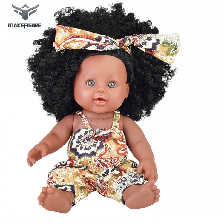 30 см в африканском стиле baby doll, реалистичные темно телесного цвета Кукла-младенец волосы и платье, сразу цена по прейскуранту завода-изготовителя детские куклы