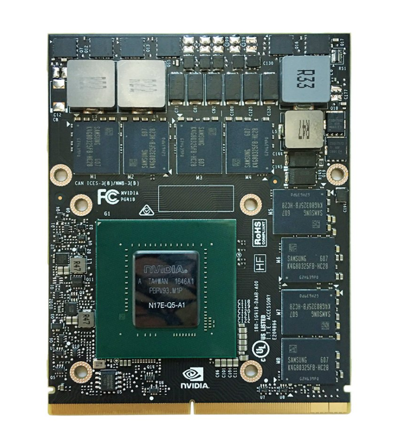 917112-001 для HP Zbook 17 G4 NVIDIA Quadro P5000 16 Гб N17E-Q5-A1 видеокарта