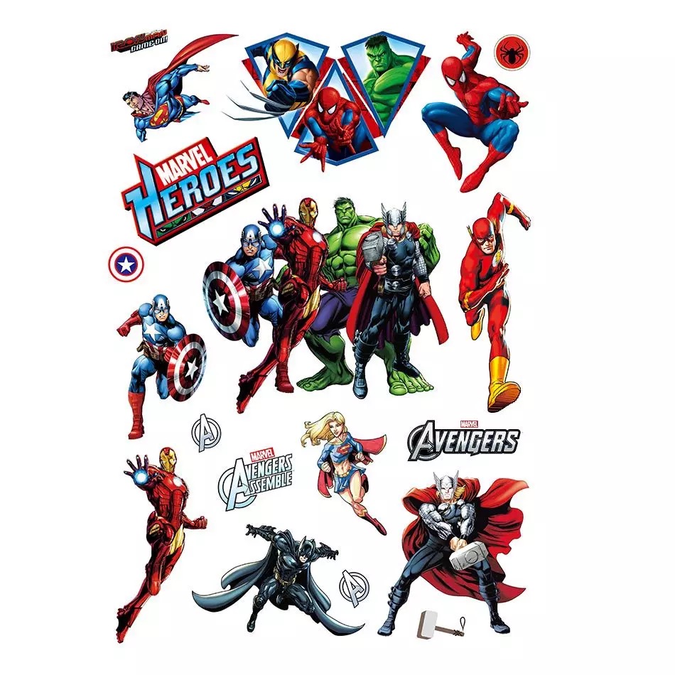 Marvel классика Peel и Stick Наклейки на стены