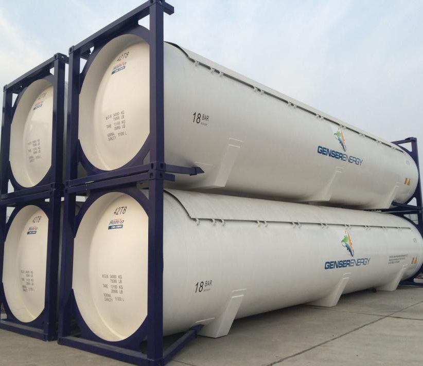 ASME, DOT , ADR, CSC, CE одобренный 20-футовый газовый контейнер для сжиженного газа