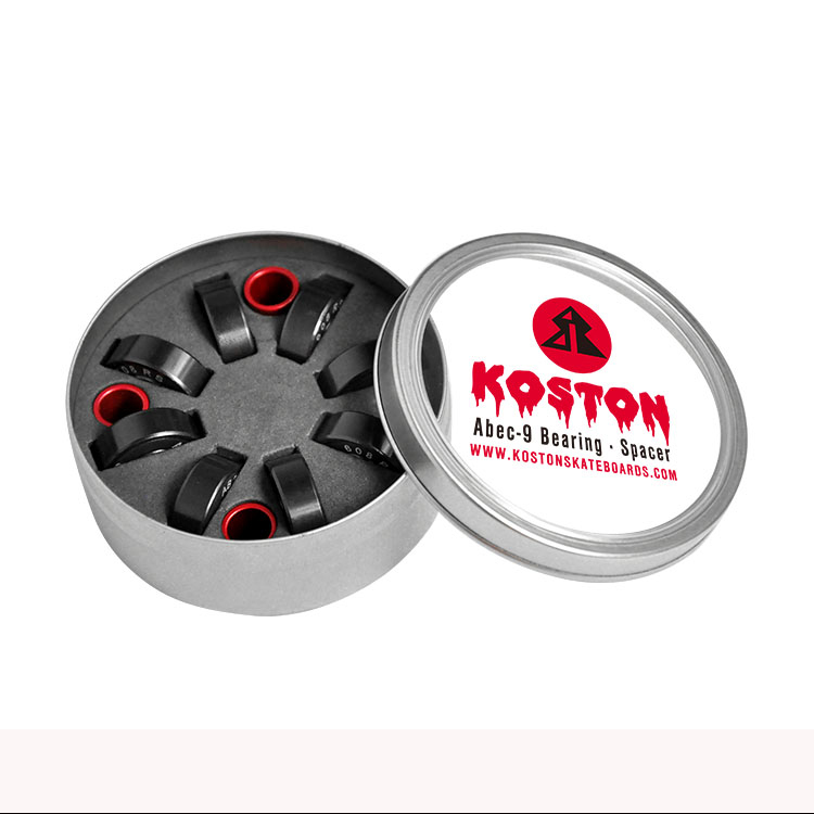 KOSTON Высокая точность ABEC-9 хромированная сталь скейтборд подшипники с oxised обработки поверхности
