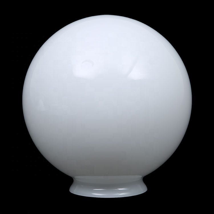 6 Inch opal White Glass Globe shade for indoor lighting