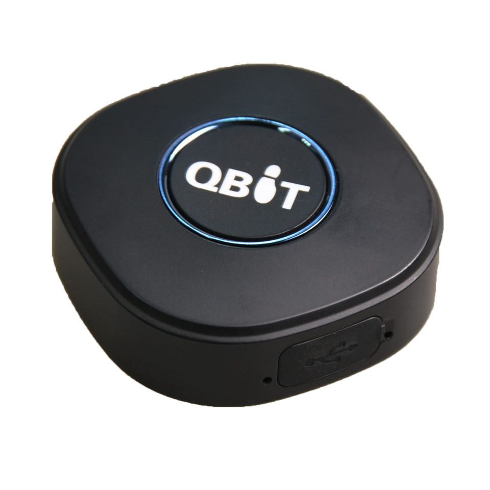 Concox, портативный персональный мини-GPS-трекер Qbit для детей и пожилых людей с кнопкой SOS и платформой отслеживания