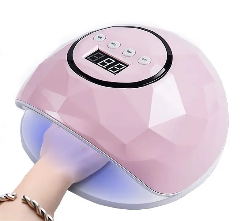 2022 Professional 72W Nail Dryer Lamp UV LED Curing Lamp Cordless Nail Dryer with Auto Sensor for Manicure
