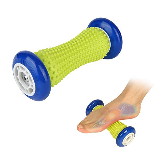 Массаж ног ролик и жесткий Spiky мяч набор идеально подходит для Plantar Fasciitis восстановления