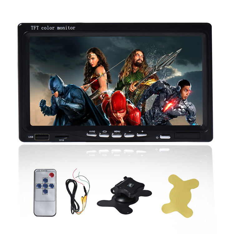 Оптовая продажа AV/TV/VGA входной 7 дюймов Автомобильный светодиодный монитор для автомобиля/автобуса использование