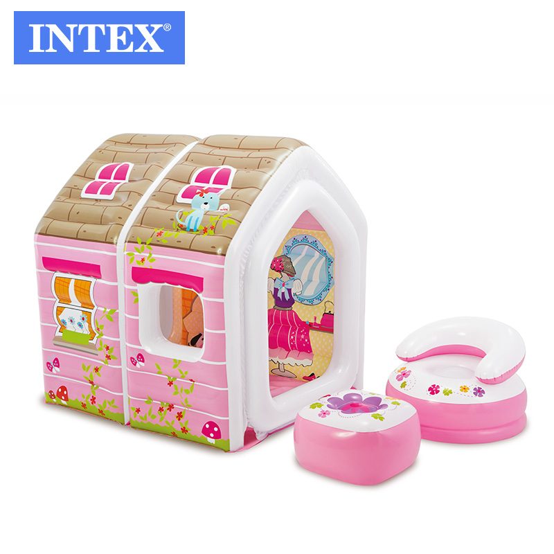 Надувной Игровой Домик принцессы INTEX 48635 для детей