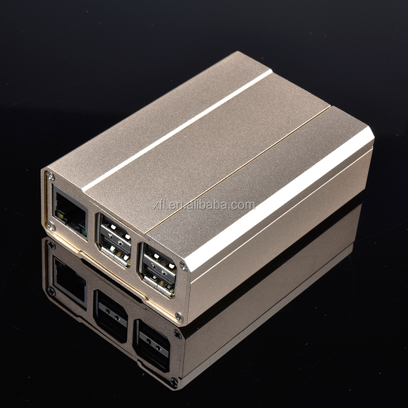 Заводская цена высокое качество металла Алюминий raspberry pi чехол для 2. 3 B +