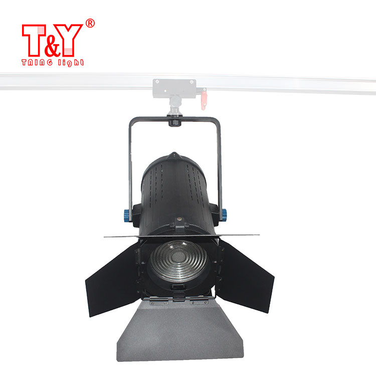 Film video lighting 95 CRI dimmable fresnel COB LED bi-color spotlight