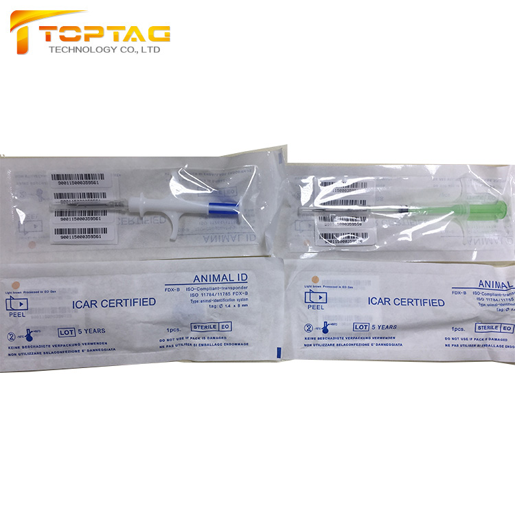 Горячая продажа 134,2 кГц em4305 чип rfid животных стекла метки rfid стеклянная трубка