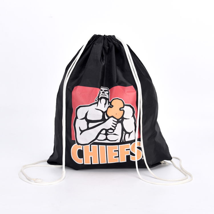 Китай пользовательские водонепроницаемый нейлоновый спортивный draw string gym bag