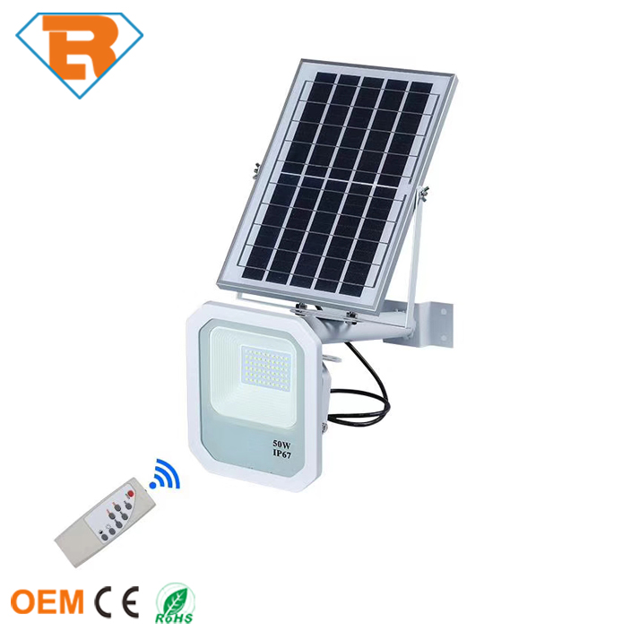 50 W 100 W 150 W водонепроницаемый напольный Солнечный свет Наводнение для садового уличного освещения