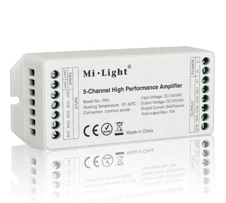 5 канальный Ми свет профессиональный усилитель для RGB CCT светодиодные полосы света
