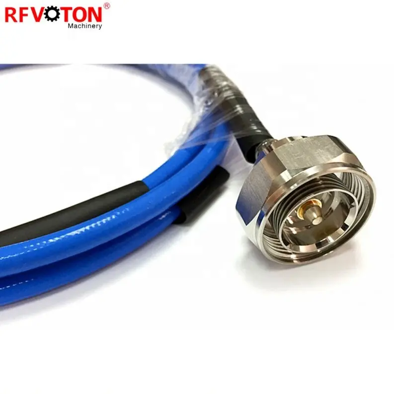 Male To Male Plug RG402 Jumper Cable 7/16 Din Male Plug To N Male Plug Hand Form RF Cable Assemblies