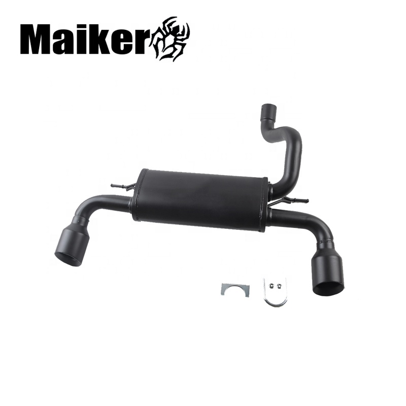 Выхлопная труба Maiker для Jeep, запчасти для кузова, выхлопная труба, глушитель черного цвета для Wrangler JL 2018 +