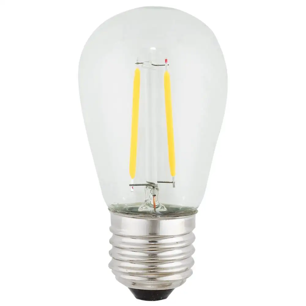 Warm color E26 Medium Base lamp 6W 2700k S14 led filament bulb waterproof for Decorate Home Restaurant