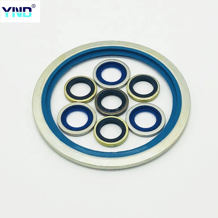 Bonded Seal FKM Rubber Adhesive Seal, Dowty Seal Size
