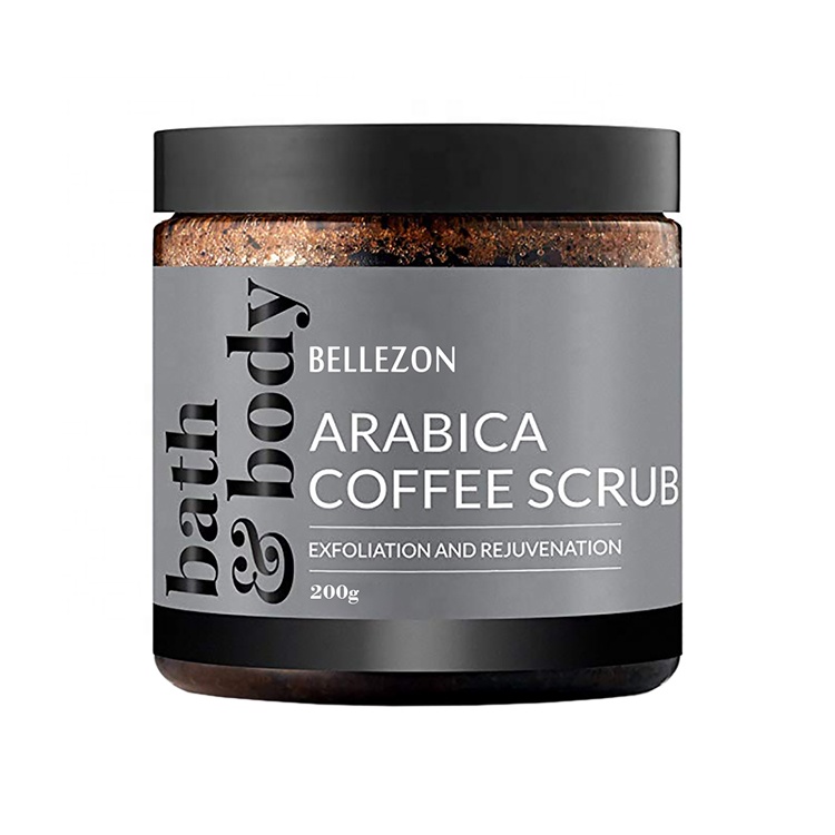 Оптовая продажа Private Label органические арабика кофе сахар скраб для тела Exfoliator