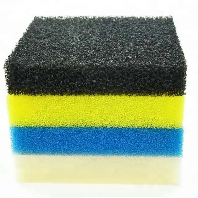 Added flame retardant 10-60ppi reticulated filter foam sponge filter
