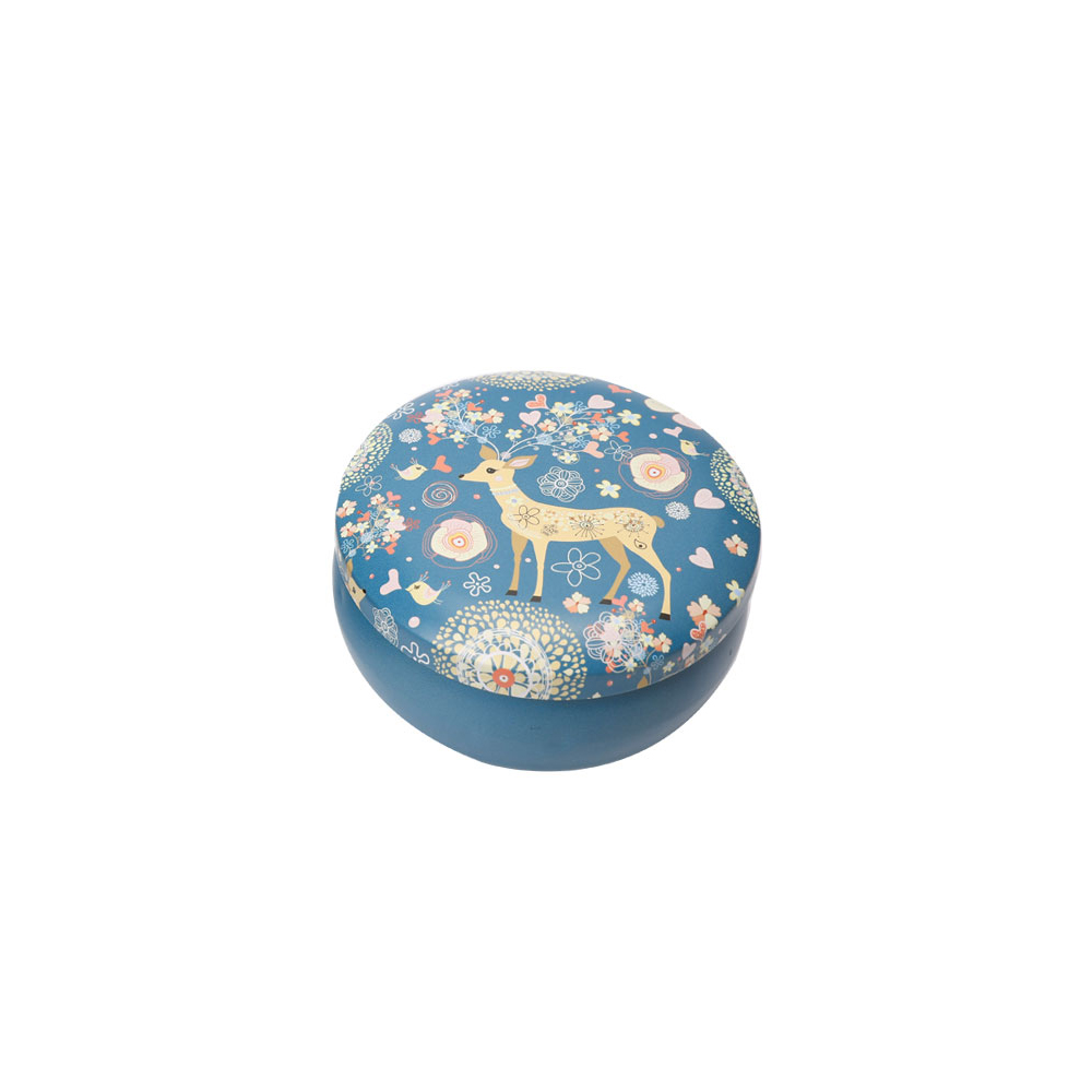 TOPSTHINK 2019 New Drum shape metal box kawaii candy box for gift