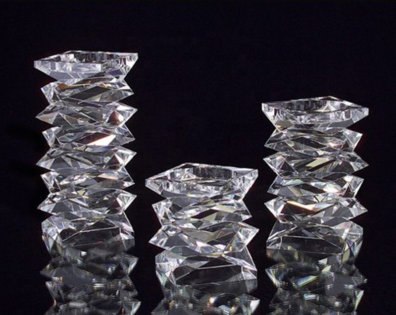 Товары для дома Великолепная Мода Дизайн crystal clear ПОДСВЕЧНИК для украшения дома
