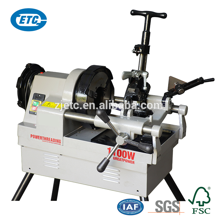 ZT-80AF Cheapest Metal 1/2-3 Rigid Taper Pipe Threading Cut Off Machine