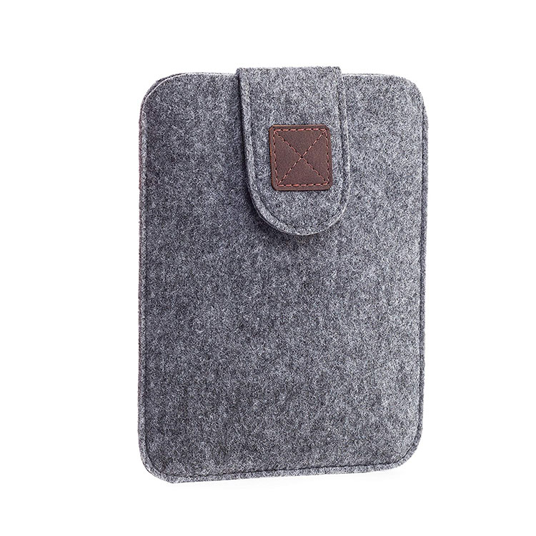 Manufactory high quality custom logo universal 8 inch felt tablet case for ipad