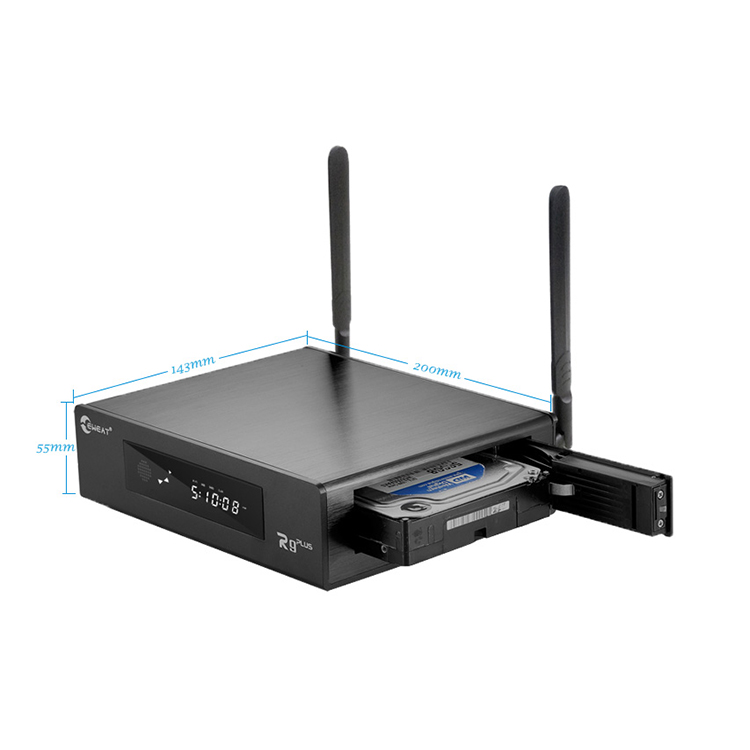 Высокое качество 3,5 "SATA hdd плеер Realtek 1295 smart tv box android 2g 16g