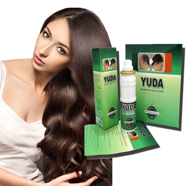 YUDA Natural Herbal Plants Essence Light Yellow Color Hair Growth Spray