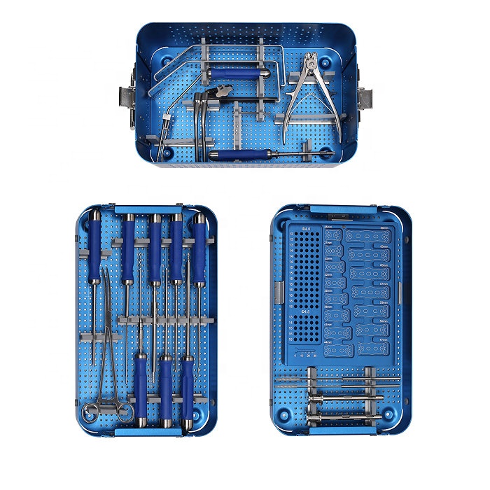 High Quality Anterior Cevical Plate System Instrument Set for Spine Surgery Orthopedic Surgical Instruments