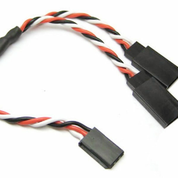RC хобби Futaba JR скрученный сервопривод Y образный удлинитель 1 Мужской 2 Женский Futaba сервопривод