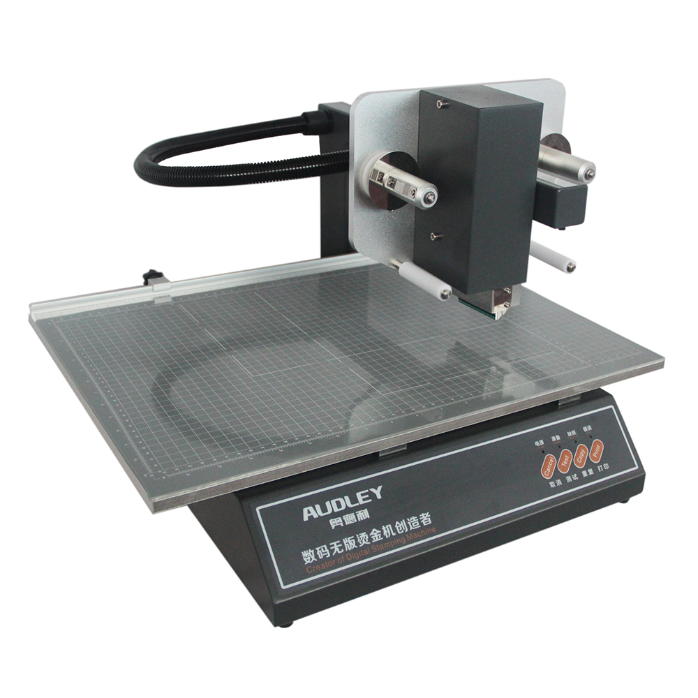 ADL-3050A+ Audley no plate hot foil stamping machine gold foil printer for leather