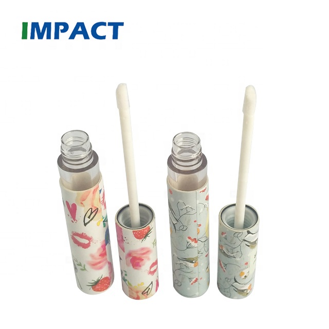 Empty new style paper cardboard for lip gloss tube
