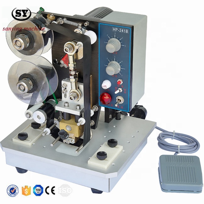 HP-241B упаковочная фабрика, ленточный тисненый штамп, машина для кодирования даты, печатная машина для магазинов, ресторанов, магазинов одежды, картонных коробок, моторов для отелей