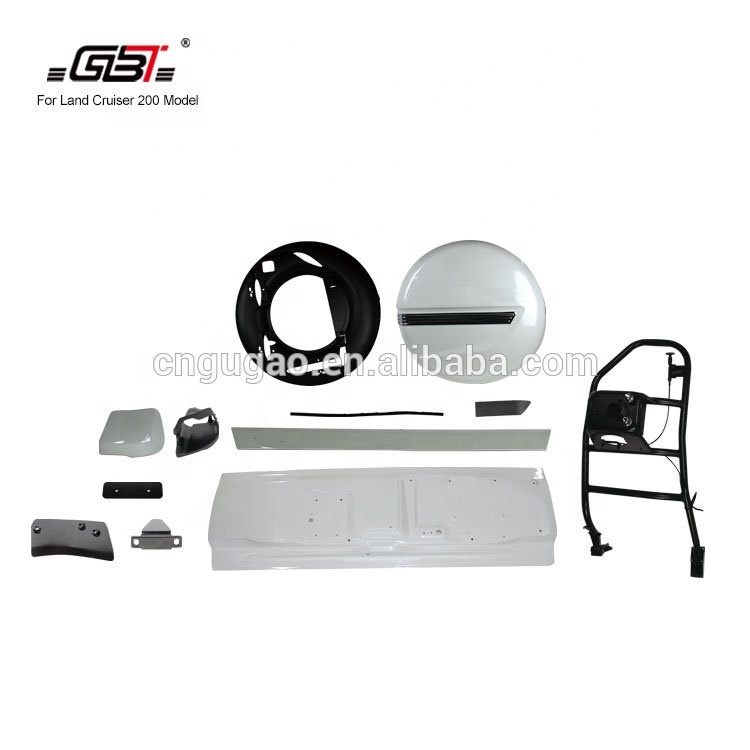 Комплект кузова GBT с крышкой запасной шины pp для 2015 года Toyota Land Cruiser 200 LC200