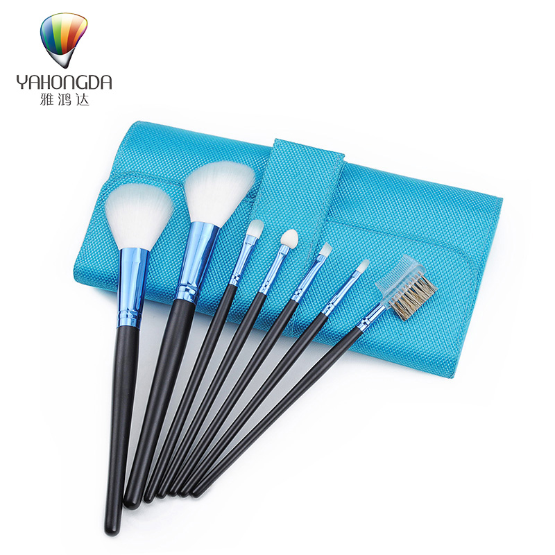 Factory Cheap 7 Pcs Makeup Brush Kit