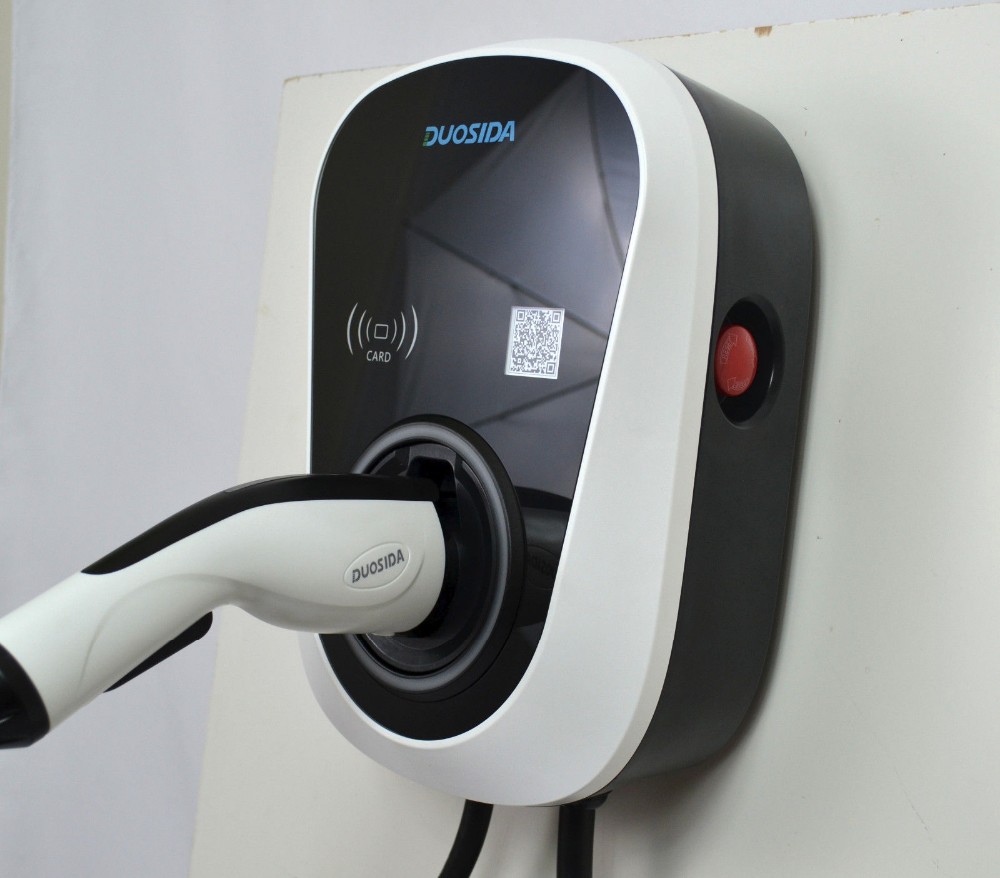 EV зарядная станция 7 кВт AC зарядная станция Тип 1 разъем для рынка США 220 В 60 Гц