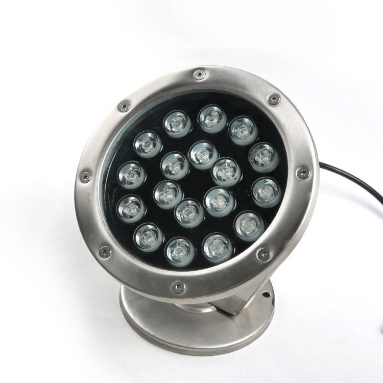 New arrival 190mm diameter 12volt stainless steel rgb led underwater light