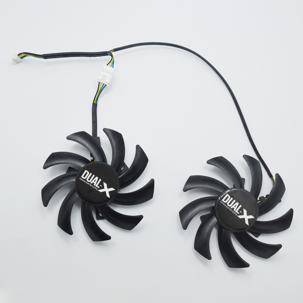 85 мм FD7010H12S 4 Pin двойной кулер вентилятор Замена для Sapphire R9 270X 280X HD7870 HD7950 HD7850 HD6850 видеокарта вентилятор охлаждения