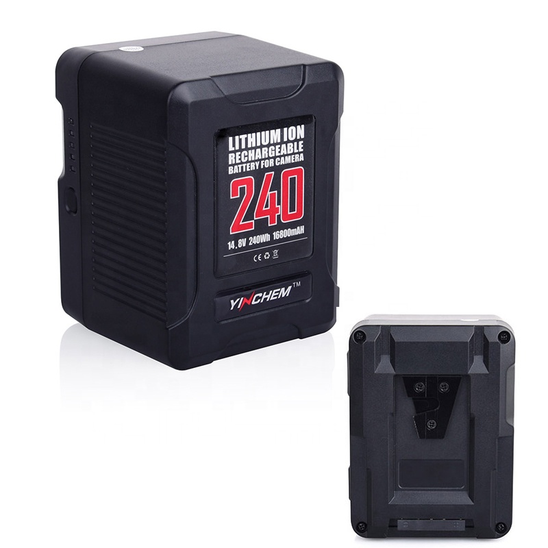 YINCHEN 240W Аккумулятор для фотоаппарата YC-240S V-Mount 16800mAh небольшая батарея