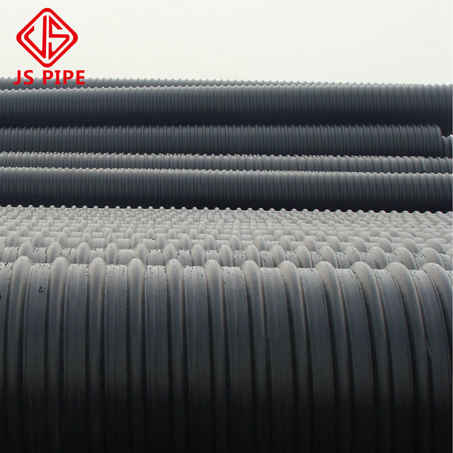 SN8 500 мм гофрированные водосточные трубы hdpe с двойными стенками