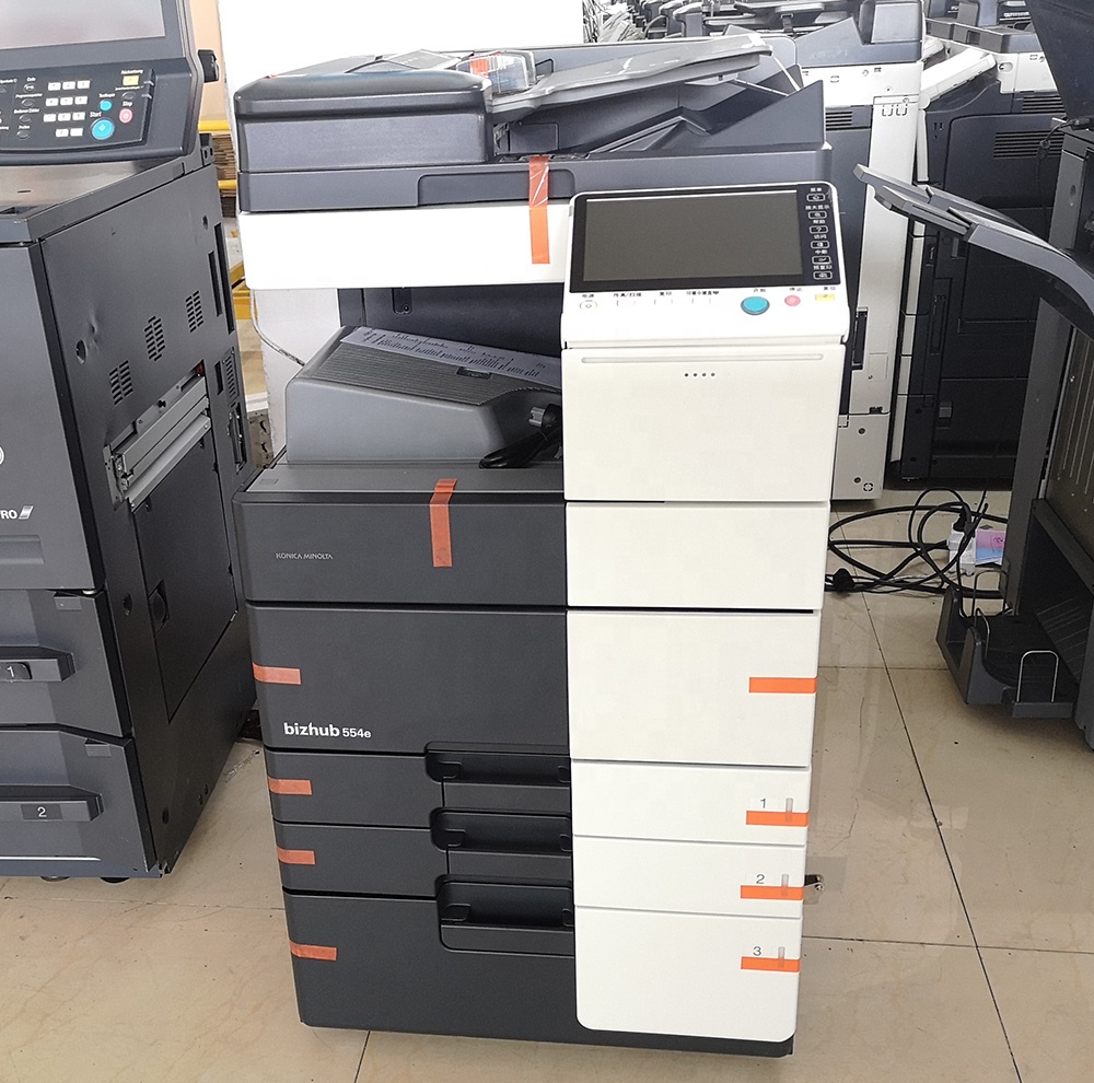 Б/у фотокопии МФУ монохромные машины Konica Minolta bizhub 554e